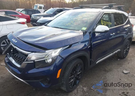 2022 Kia Seltos Nightfall Edition from USA, damaged, VIN KNDEUCA2XN7241588